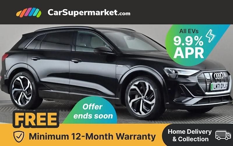 Black Used 2021 Audi e-tron Black Edition SUV | £23,197 (Good price) - Image 1/3
