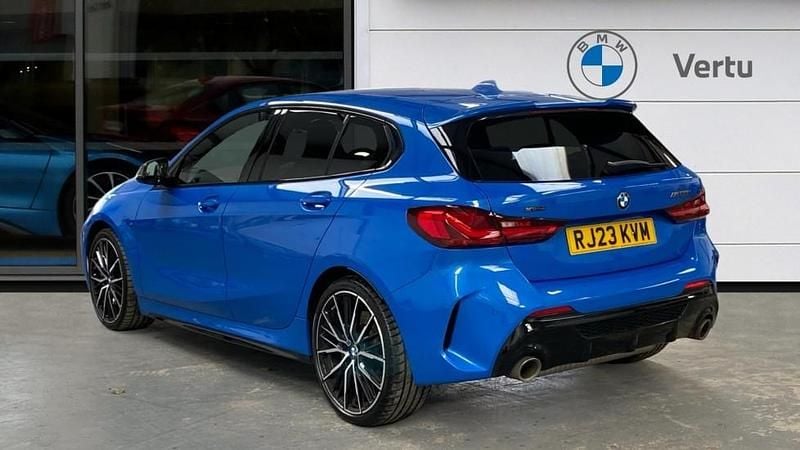 Used BMW M135 Comfort Edition 306 HP (225 kW) 2023 Blue Hatchback