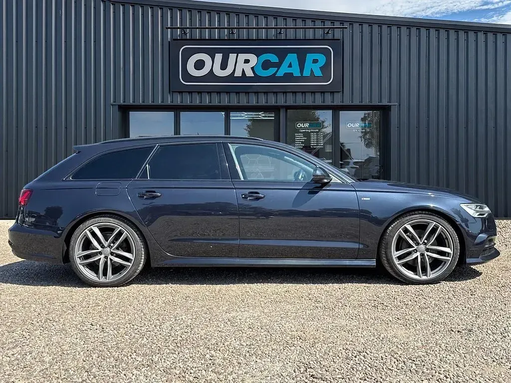 Used Audi A6 Black Edition 272 HP (200 kW) 2017 Blue Estate