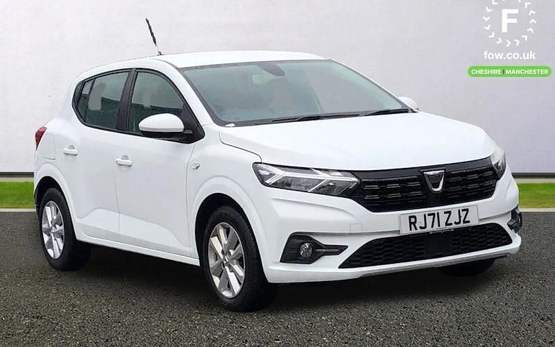 White Used 2022 Dacia Sandero Comfort Hatchback | £10,799 (Fair price) - Image 1/4