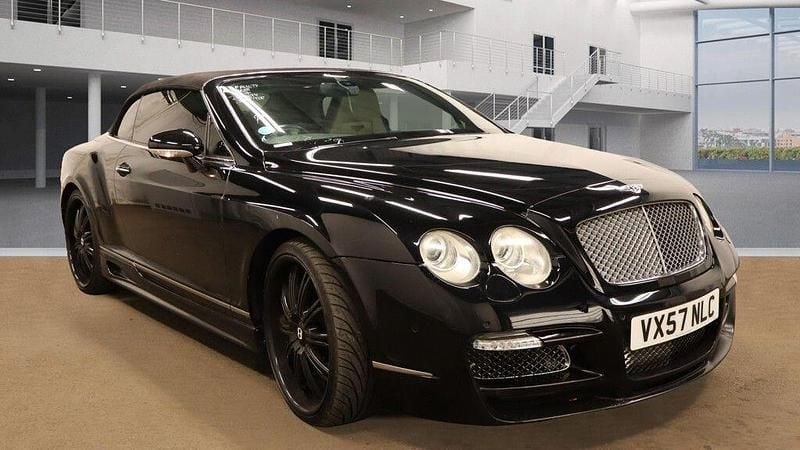 Used Bentley Continental GT Convertible 560 HP (411 kW) 2008 Black Cabriolet