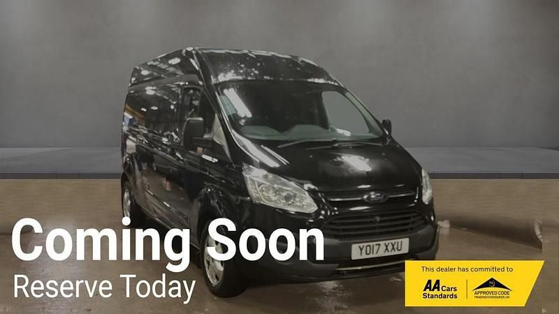 Used Ford Transit Custom Limited 130 HP (95 kW) 2017 Black Van