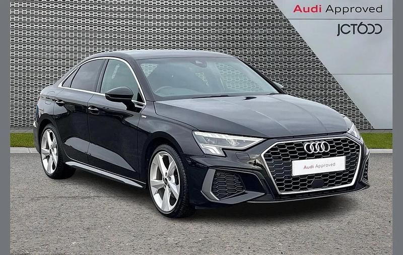 Used Audi A3 S-Line 150 HP (110 kW) 2023 Black Sedan