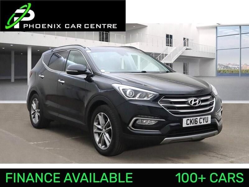 Black Used 2016 Hyundai Santa Fe Premium SE SUV | £13,195 (Fair price) - Image 1/1