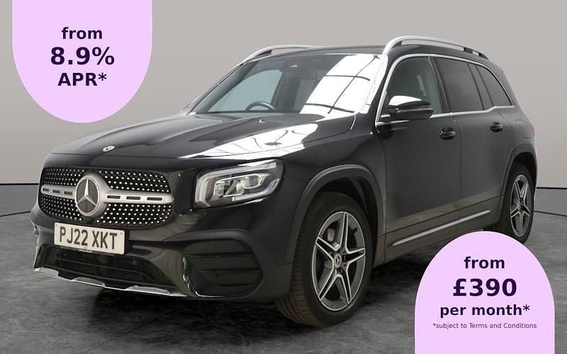 Black Used 2022 Mercedes GLB200 AMG line SUV | £26,791 (Fair price) - Image 1/2