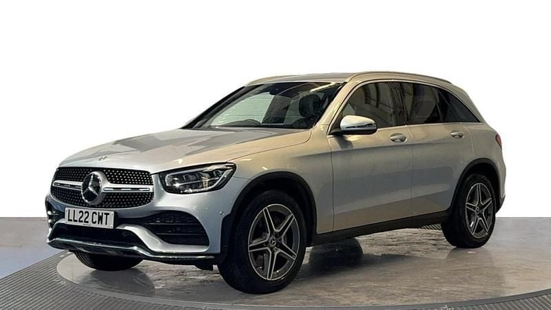 Silver Used 2022 Mercedes GLC300e AMG line SUV | £28,920 (Super price) - Image 1/4