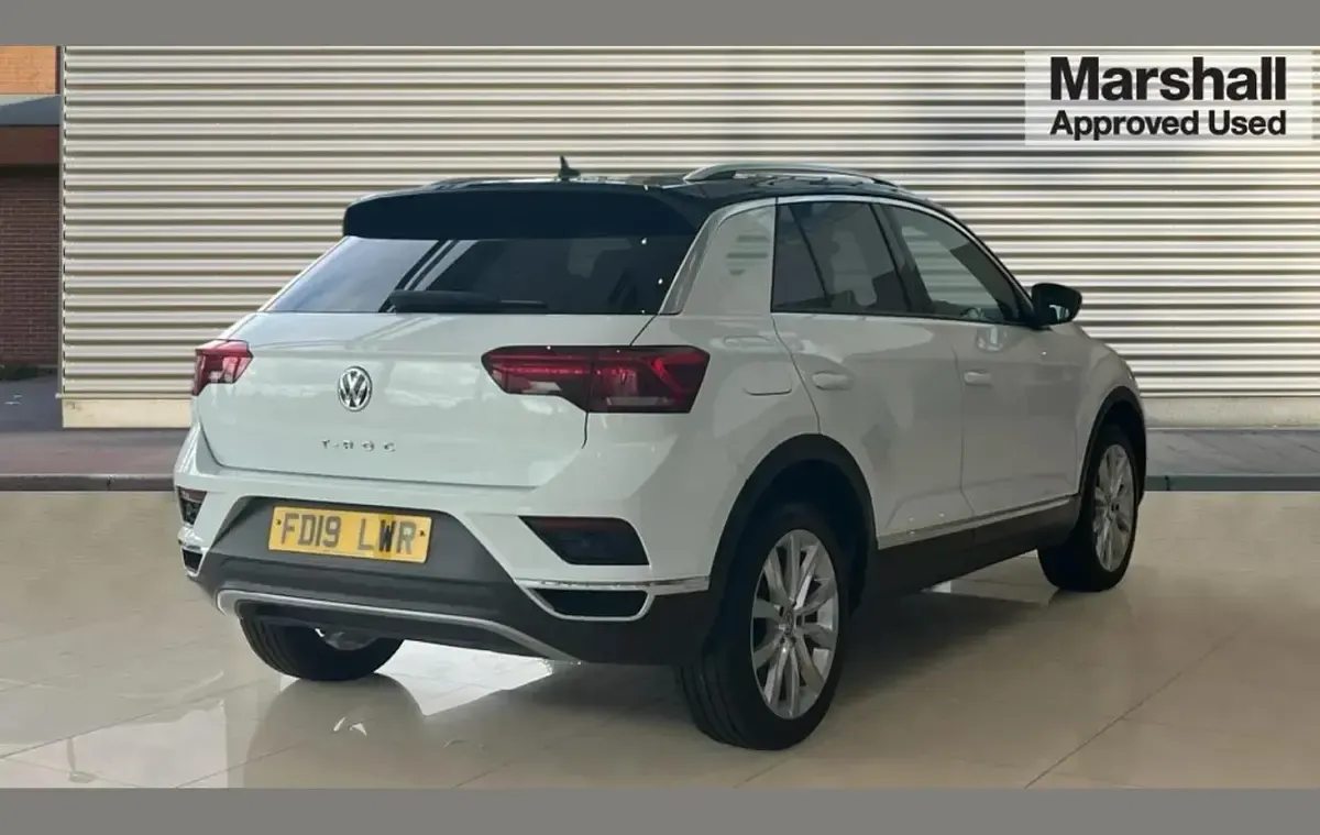 Used VW T-Roc SEL 150 HP (110 kW) 2019 White SUV