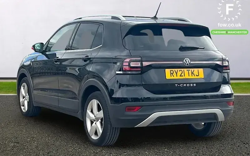 Used VW T-Cross SEL 110 HP (80 kW) 2021 Black SUV