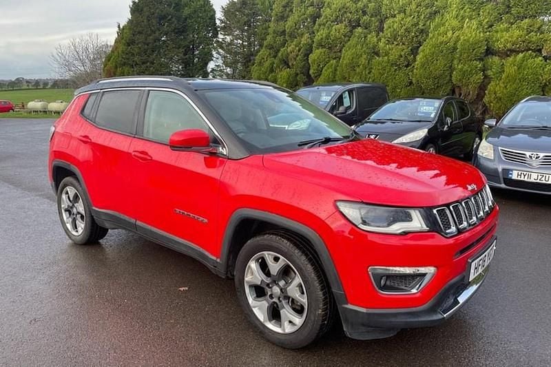 Used Jeep Compass Limited 140 HP (102 kW) 2018 Red SUV