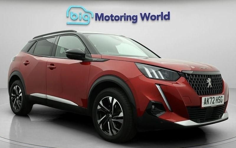 Red Used 2022 Peugeot 2008 GT SUV | £16,400 (Fair price) - Image 1/4