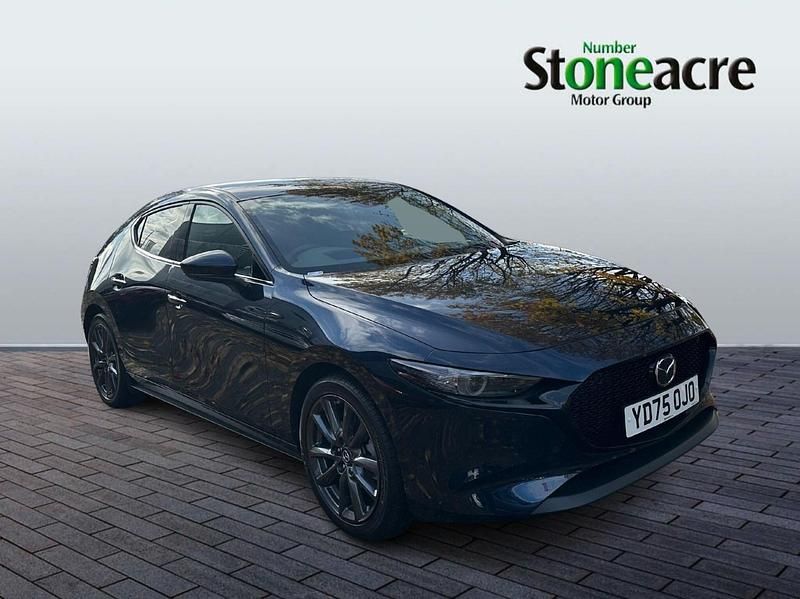 Blue New 2025 Mazda 3 Exclusive-Line Hatchback | £24,995 (Fair price) - Image 1/4