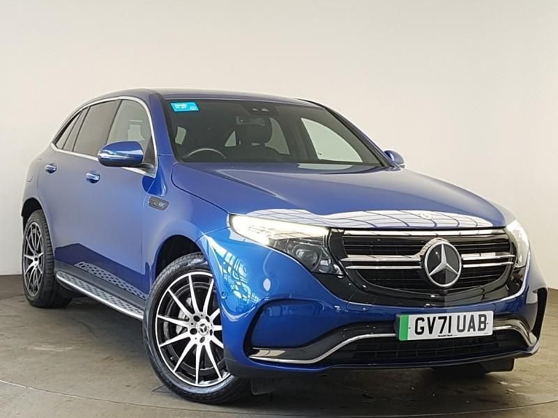Blue Used 2022 Mercedes EQC400 AMG line SUV | £27,498 (Fair price) - Image 1/4