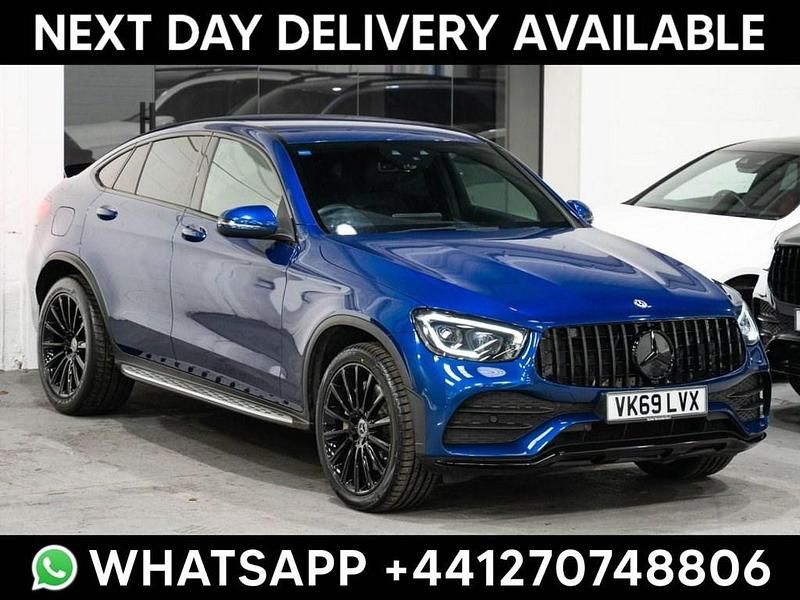 Blue Used 2019 Mercedes GLC300 AMG line Coupe | £22,500 (Fair price) - Image 1/3