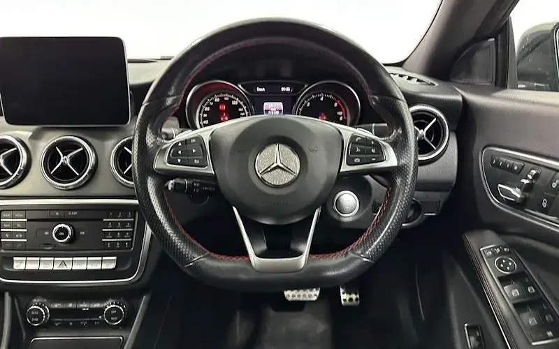 Used Mercedes CLA220 AMG line 170 HP (125 kW) 2019 Grey Coupe