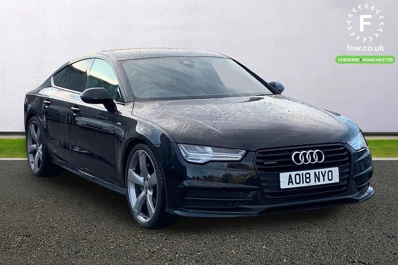 Black Used 2018 Audi A7 Black Edition Hatchback | £20,699 (Good price) - Image 1/3