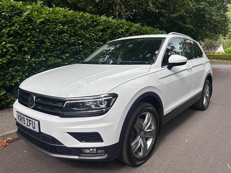 White Used 2019 VW Tiguan SEL SUV | £16,995 (Good price) - Image 1/4