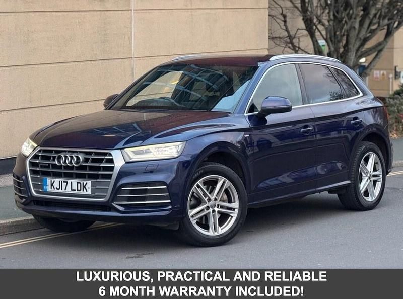 Blue Used 2017 Audi Q5 S-Line SUV | £16,995 (A bit pricey) - Image 1/4