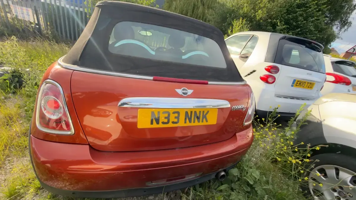 Used Mini Cooper D Cabriolet 2013 Orange Cabriolet