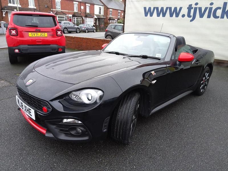 Used Abarth 124 Spider 168 HP (123 kW) 2018 Black Cabriolet