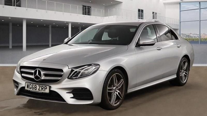 Used Mercedes E200 AMG line 184 HP (135 kW) 2018 Silver Sedan