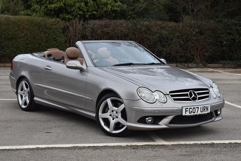 Used Mercedes CLK350 2007 Silver Cabriolet