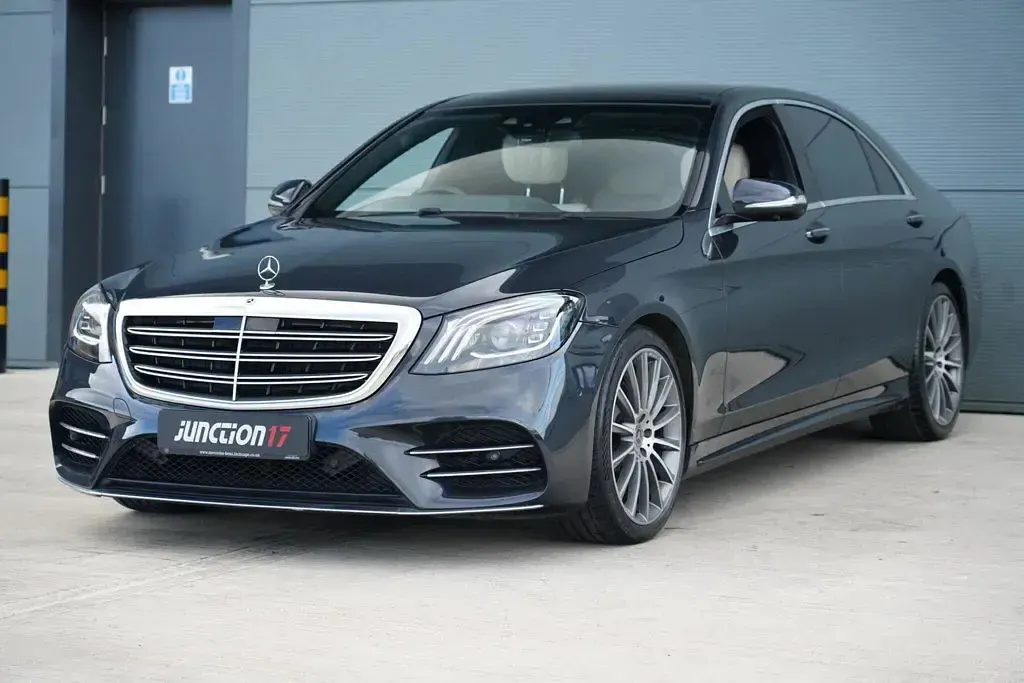 Used Mercedes S350 AMG Line Premium 281 HP (206 kW) 2017 Blue Sedan
