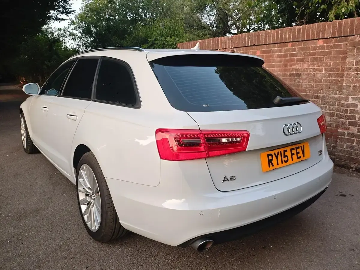 Used Audi A6 204 HP (150 kW) 2015 White Estate