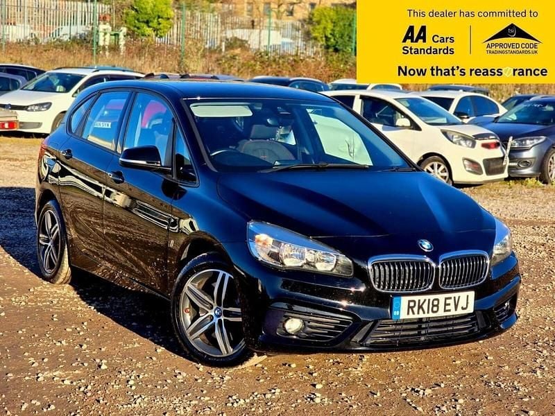 Used BMW 225 Sport Line 224 HP (164 kW) 2018 Black Hatchback