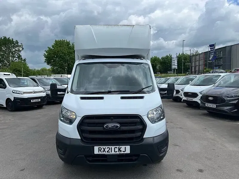 Used Ford Transit S 130 HP (95 kW) 2021 White Cabriolet