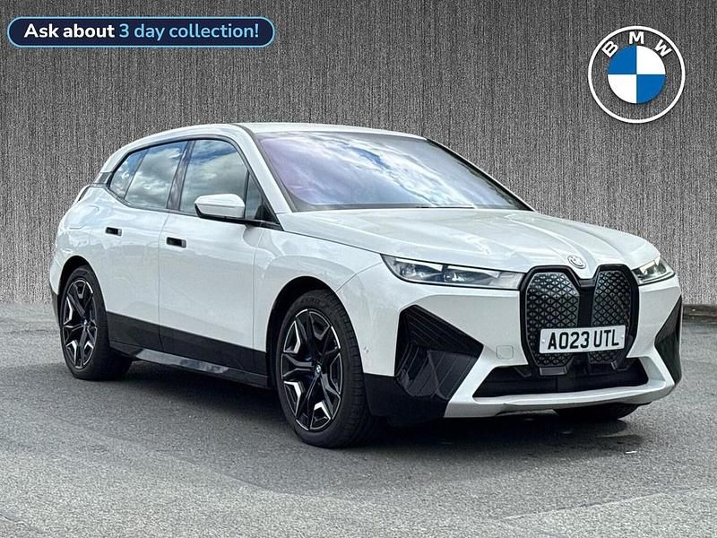 White Used 2023 BMW iX M Sport SUV | £36,099 (Good price) - Image 1/3