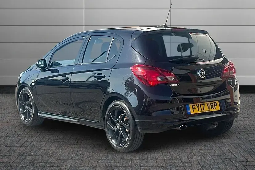 Used Vauxhall Corsa Edition 90 HP (66 kW) 2017 Black Hatchback