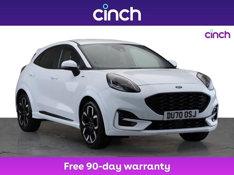 White Used 2020 Ford Puma ST-Line X Hatchback | £14,199 (Fair price) - Image 1/3