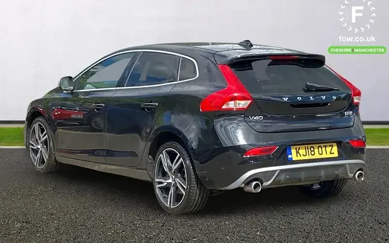 Begagnad Volvo V40 R-Design Pro 150 HK (110 kW) 2018 Svart Halvkombi
