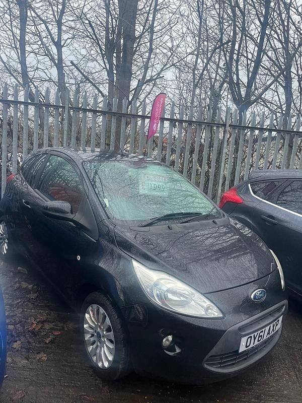 Black Used 2011 Ford Ka Zetec Hatchback | £1,799 (Fair price) - Image 1/4