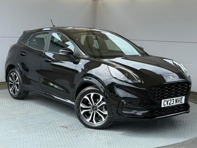 Black Used 2023 Ford Puma ST-Line SUV | £17,699 (Fair price) - Image 1/4
