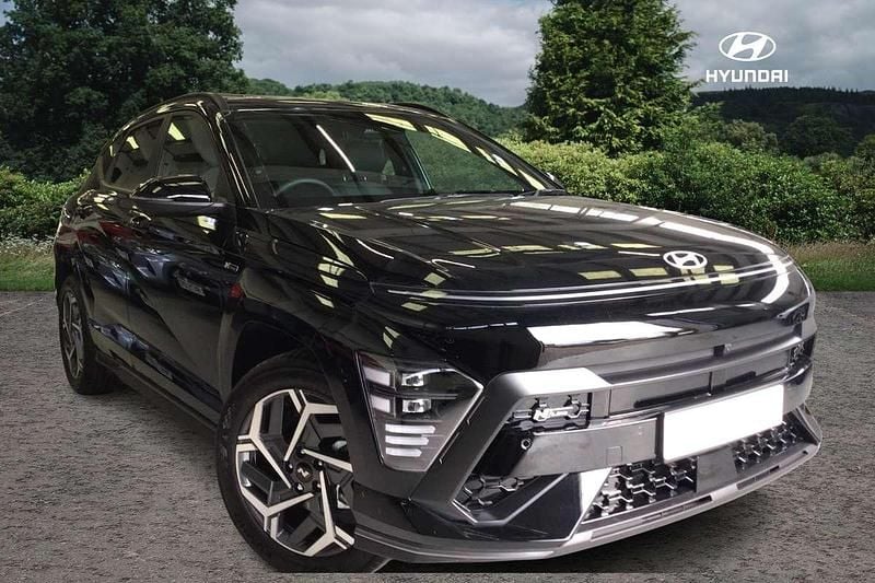 Black New 2025 Hyundai Kona N Line SUV | £27,949 (Fair price) - Image 1/4