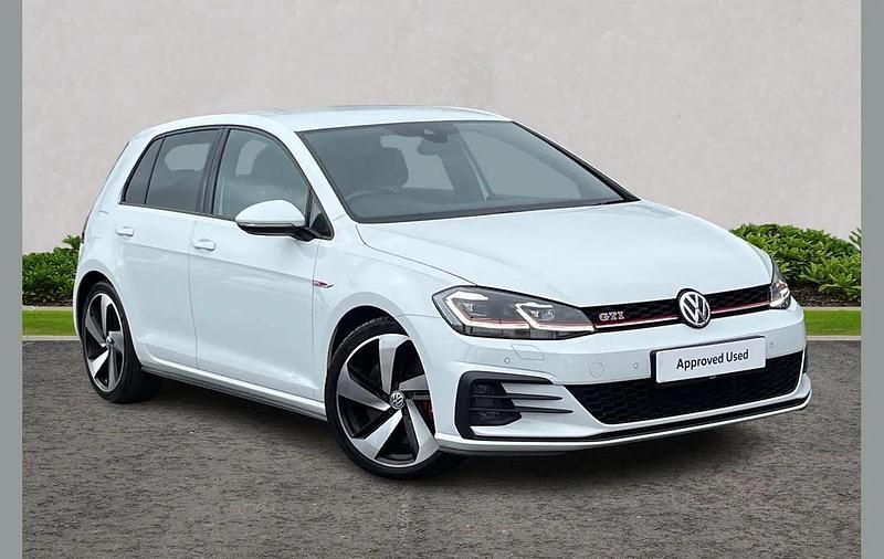 Used VW Golf VII GTI 245 HP (180 kW) 2019 White Hatchback