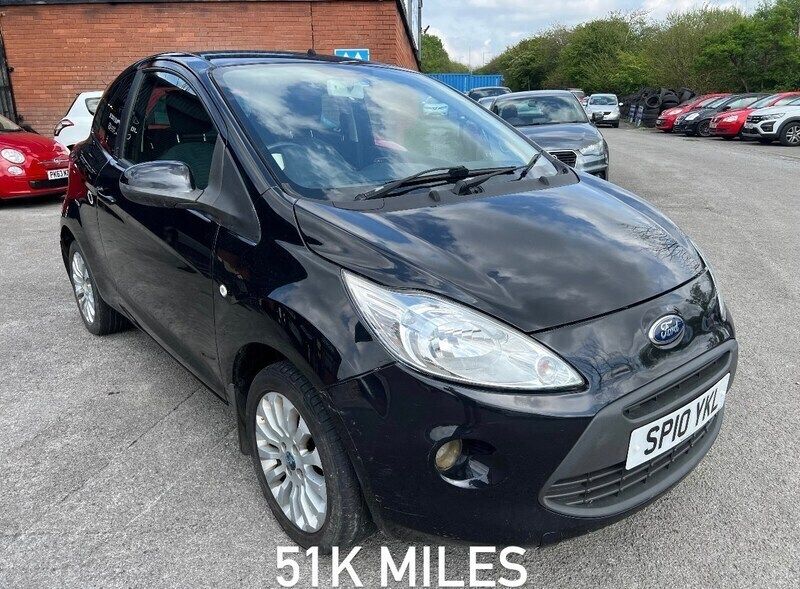 Black Used 2010 Ford Ka Zetec Hatchback | £1,995 (Good price) - Image 1/4