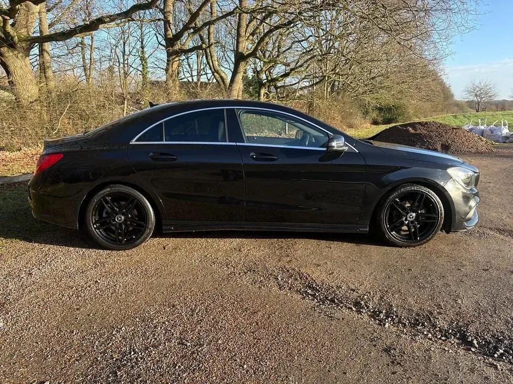 Used Mercedes CLA200 AMG line 2019 Black Coupe