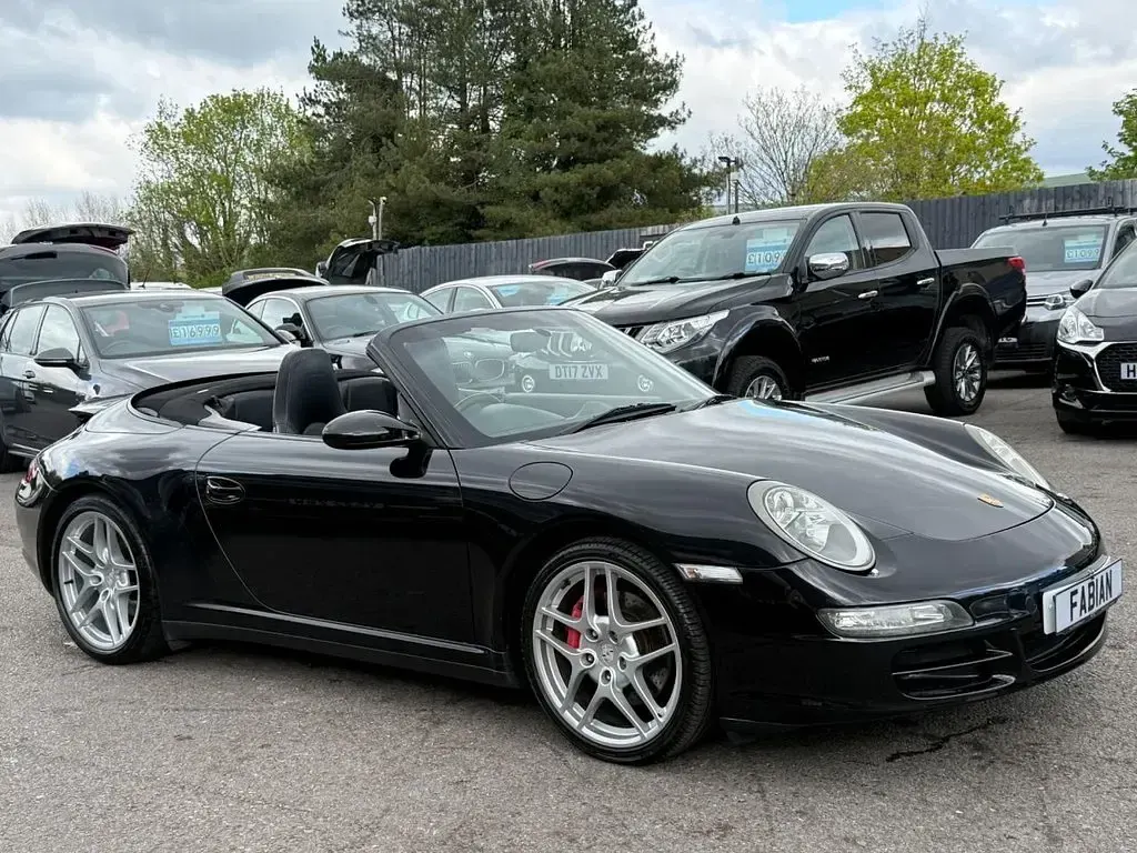 Used Porsche 911 355 HP (261 kW) 2005 Black Cabriolet