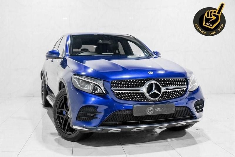 Blue Used 2017 Mercedes GLC250 AMG line Coupe | £19,500 (Good price) - Image 1/4