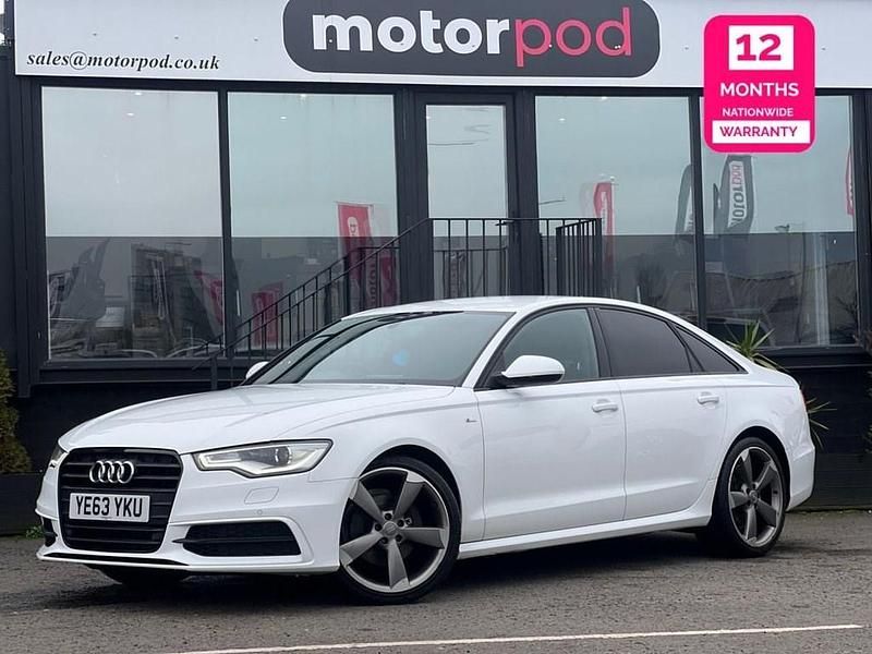 Used Audi A6 Black Edition 177 HP (130 kW) 2013 White Sedan
