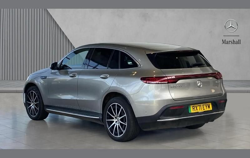 Used Mercedes EQC400 AMG line 300 kW (408 HP) 2021 Silver SUV