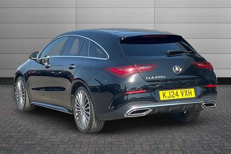 Used Mercedes CLA250e AMG Line Premium 218 HP (160 kW) 2024 Cosmos black Sedan
