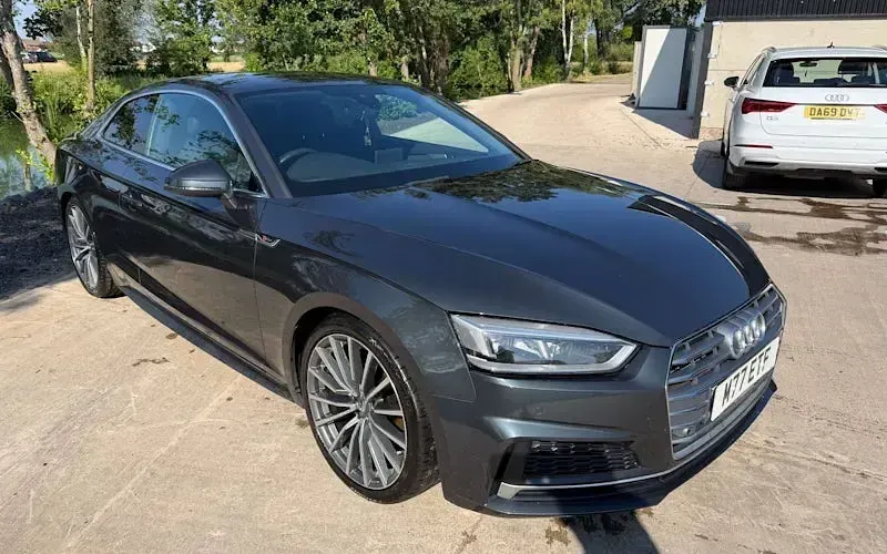 Used Audi A5 S-Line 190 HP (139 kW) 2018 Grey Coupe