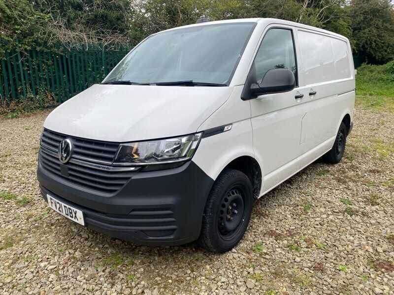 White Used 2021 VW T6.1 Startline Van | £12,990 (Good price) - Image 1/4