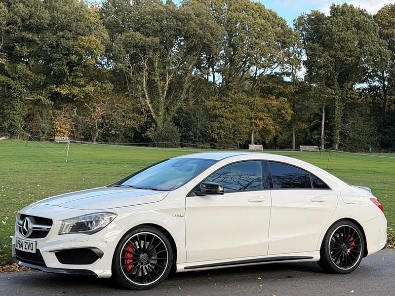 Used Mercedes CLA45 AMG 2015 White Sedan
