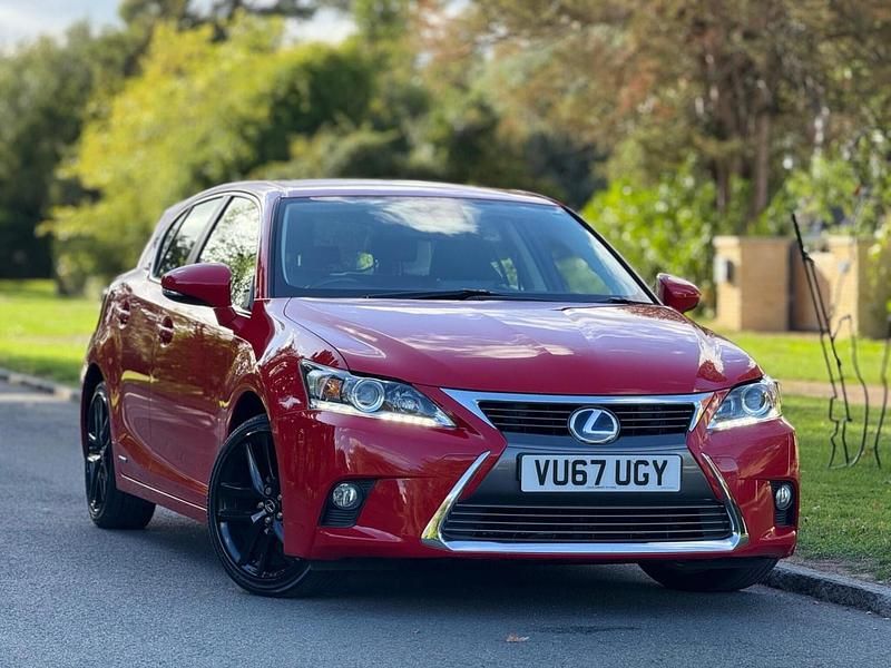 Red Used 2017 Lexus CT200h Executive Line Hatchback | £12,450 (Fair price) - Image 1/4