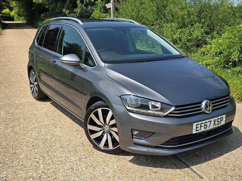 Grey Used 2017 VW Golf Sportsvan GT MPV | £14,550 (Expensive) - Image 1/4