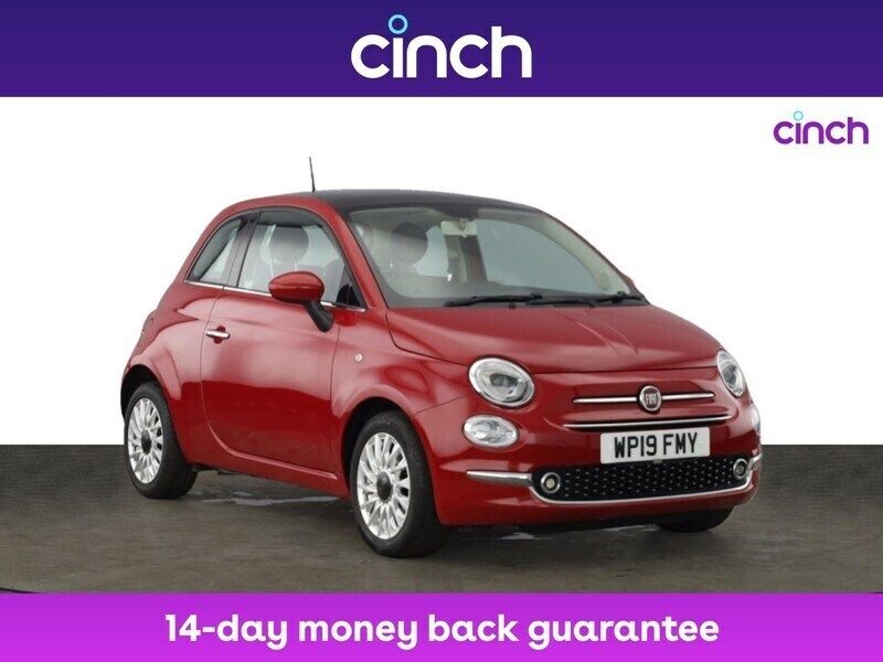 Red Used 2019 Fiat 500 Lounge Hatchback | £8,149 (A bit pricey) - Image 1/4